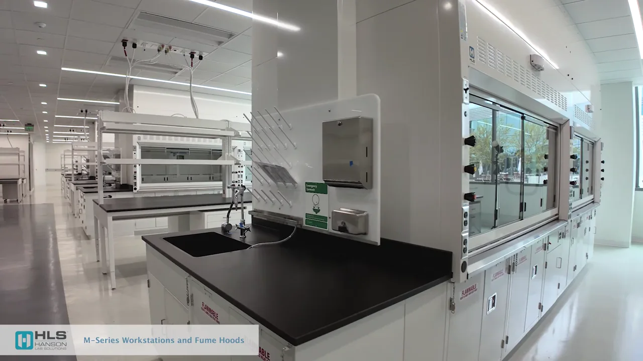 Hanson laboratory workstations and fume hoods