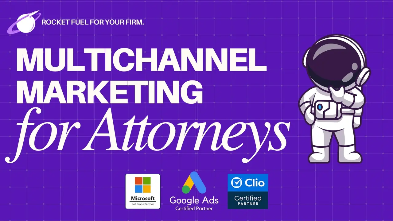 Multichannel Marketing for Attorneys editorial graphic created for Legal Leads Group
